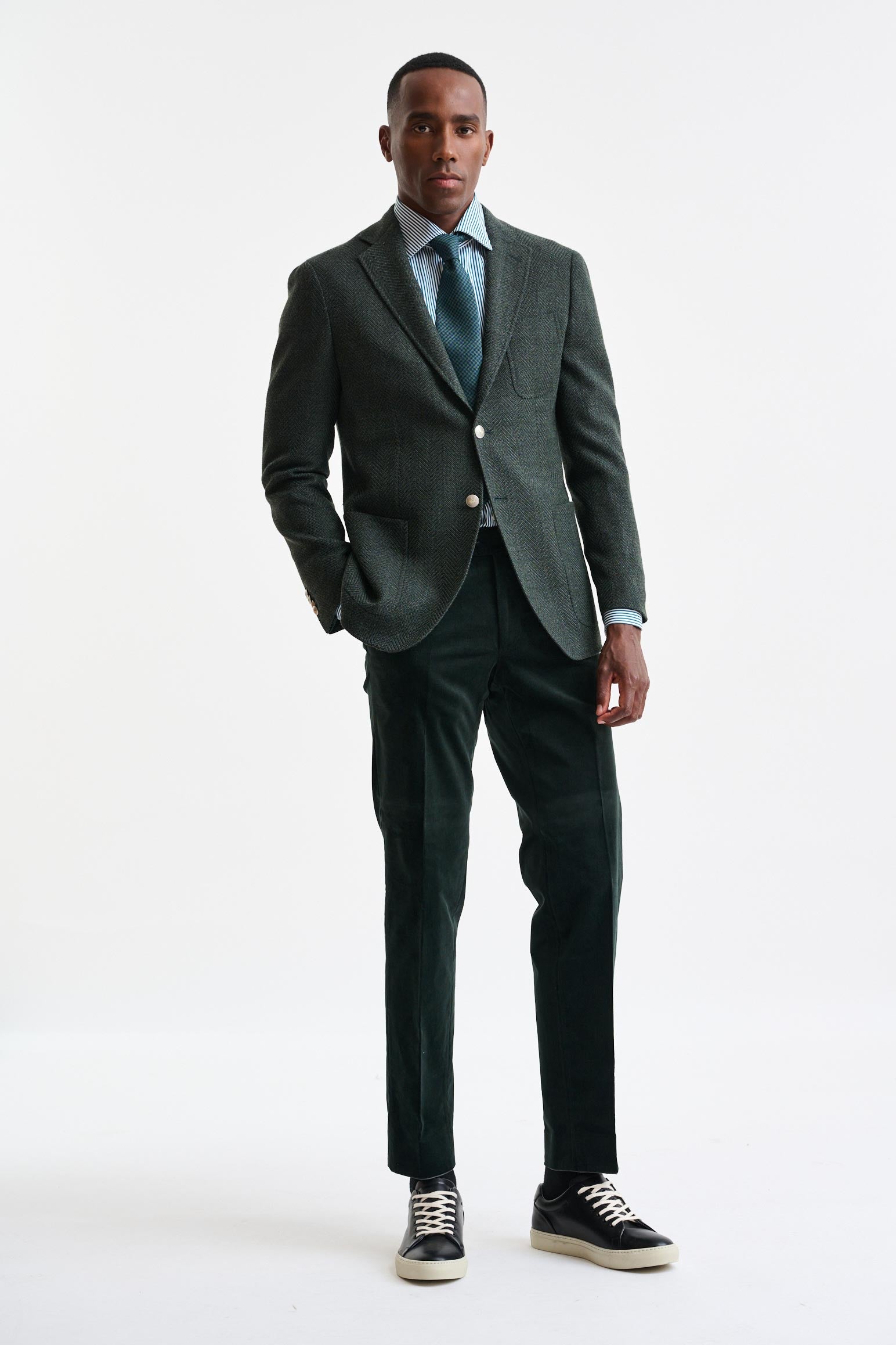 Dark Green Wool Kenton Jacket Trend - Image 2