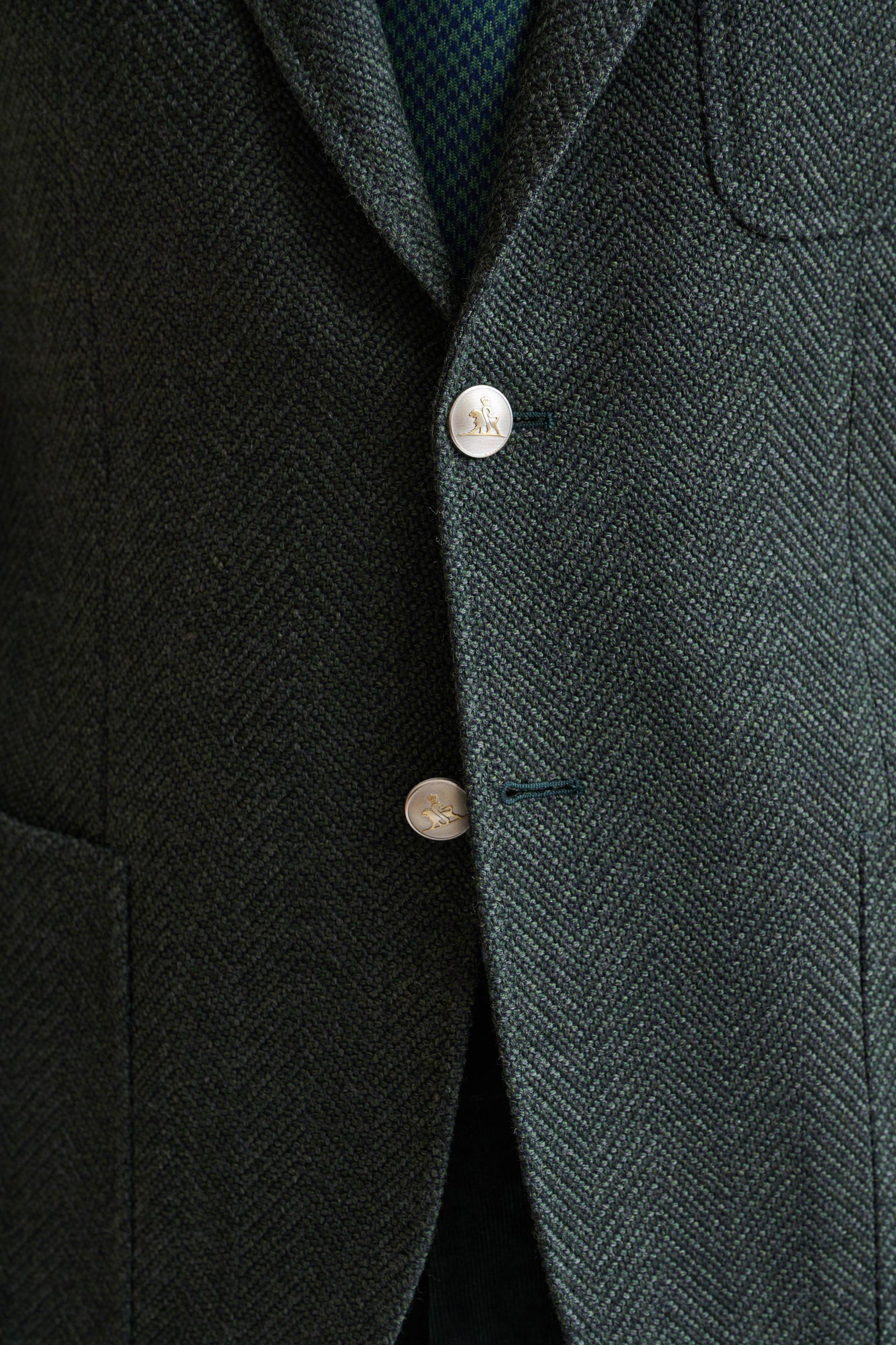 Dark Green Wool Kenton Jacket Trend - Image 5