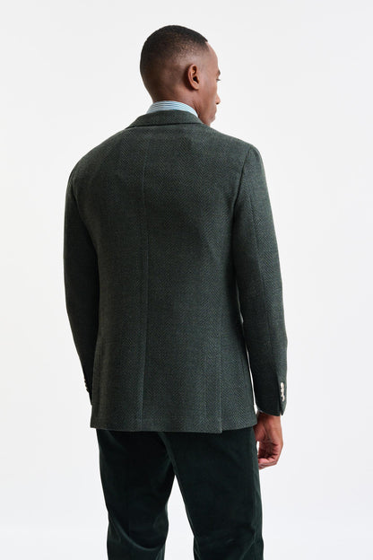 Dark Green Wool Kenton Jacket Trend - Image 8
