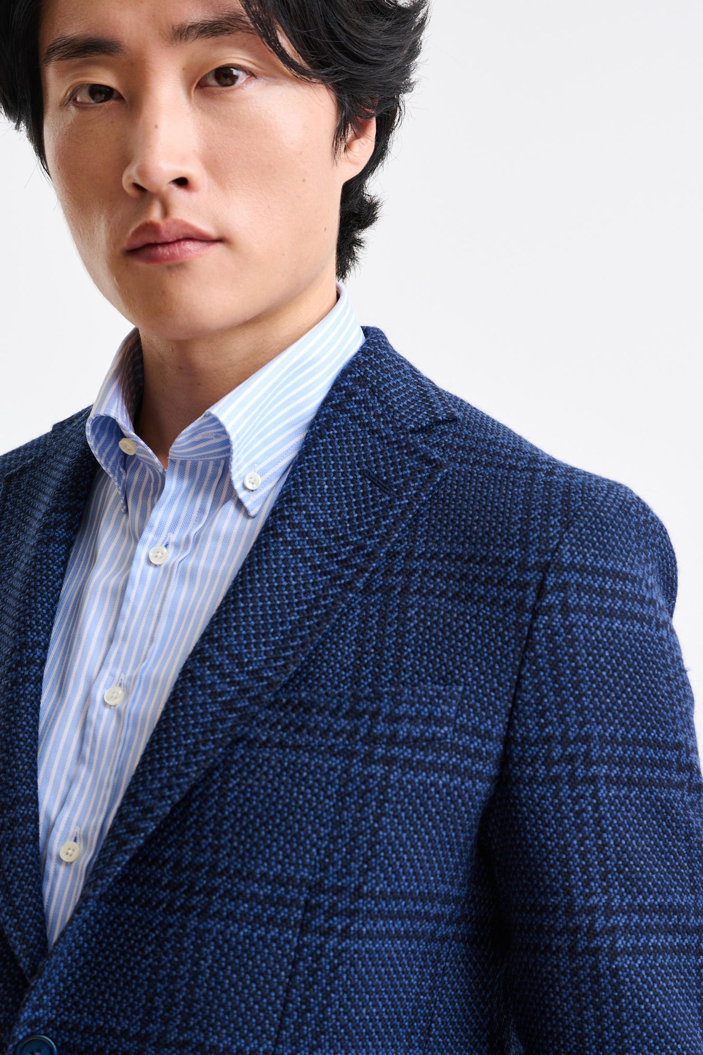 Dark Blue Wool Kenton Jacket Trend - Image 3