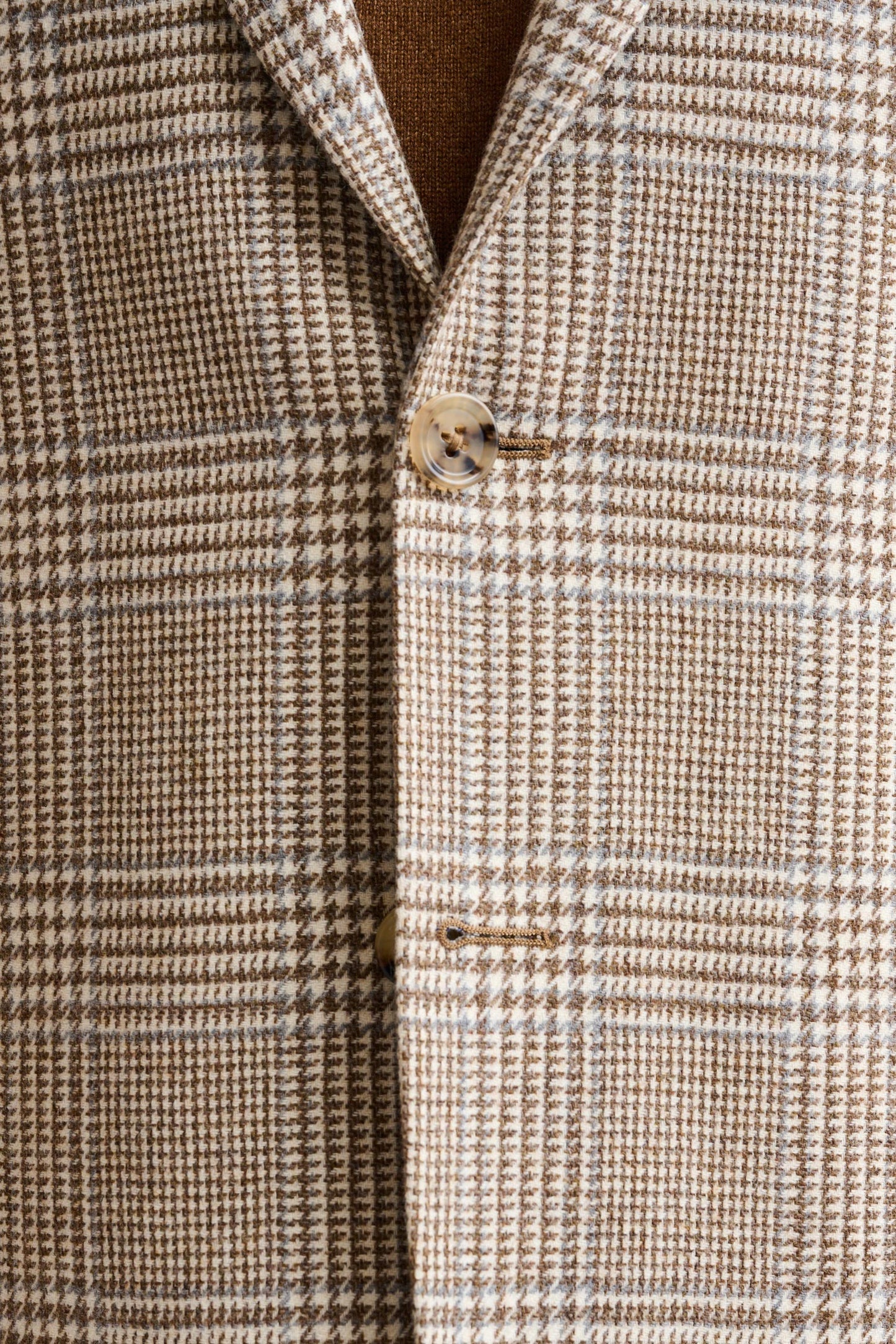 Medium Beige Wool & Cashmere Soho Jacket Autumn Leaves - Image 5