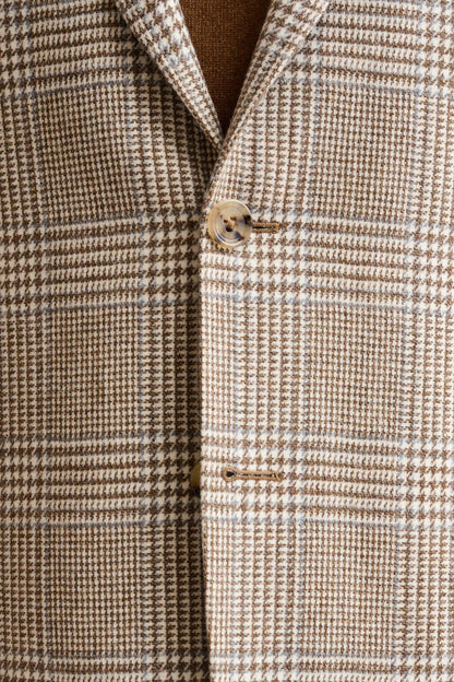 Medium Beige Wool & Cashmere Soho Jacket Autumn Leaves - Image 5