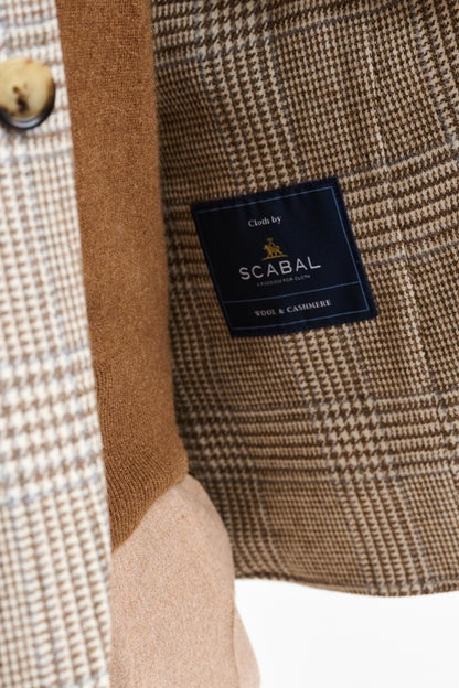 Medium Beige Wool & Cashmere Soho Jacket Autumn Leaves - Image 6