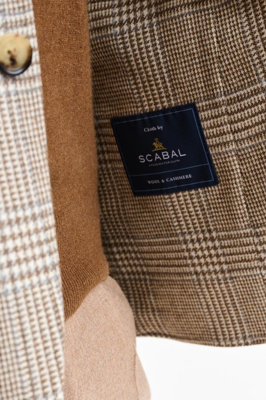 Medium Beige Wool & Cashmere Soho Jacket Autumn Leaves - Image 6