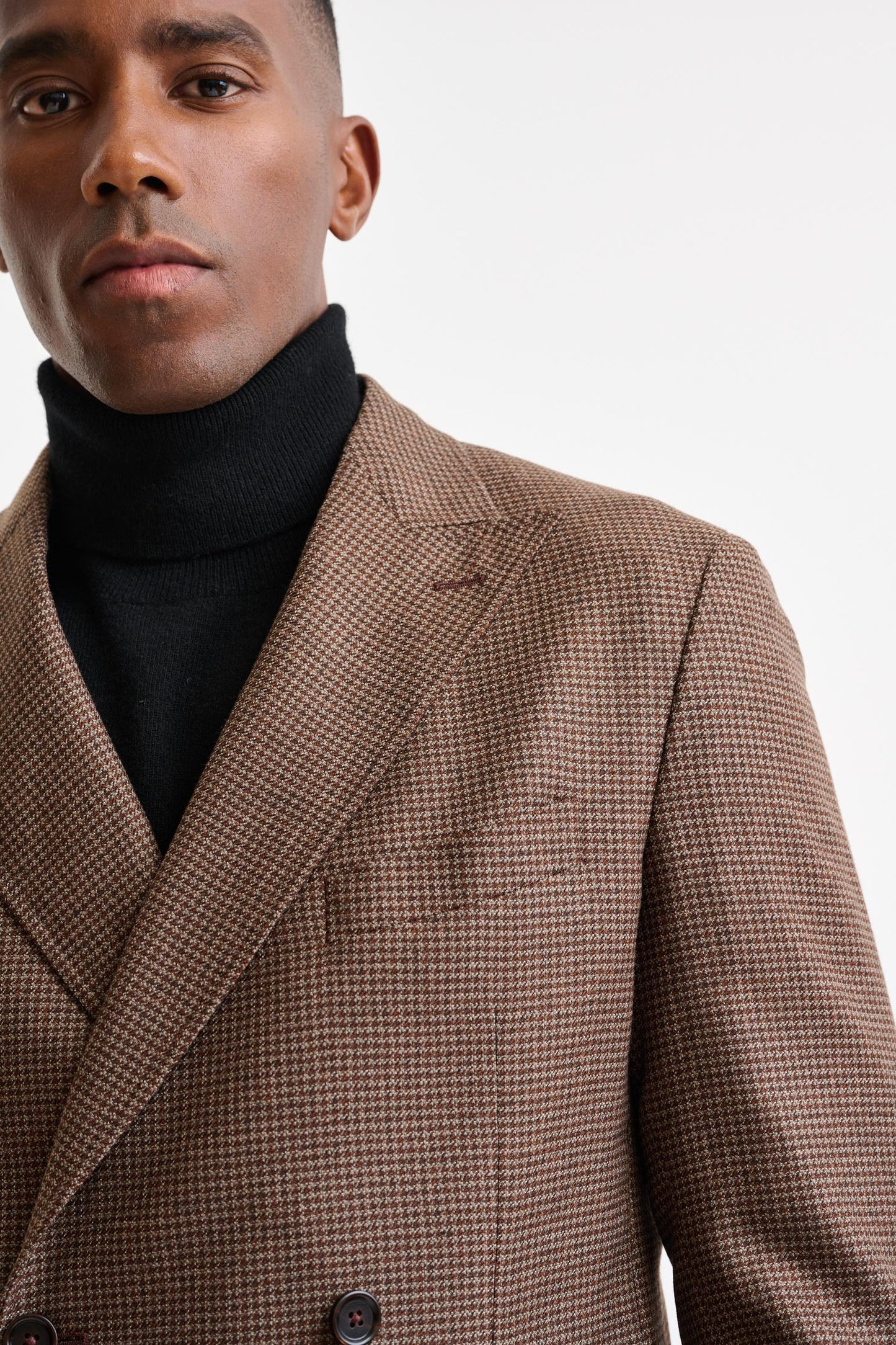 Medium Brown Wool Soho Jacket Autumn Leaves - Image 4