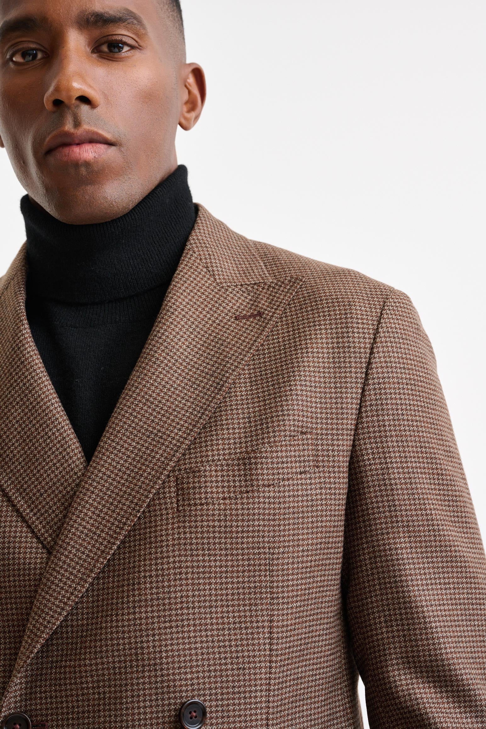 Medium Brown Wool Soho Jacket Autumn Leaves - Image 4