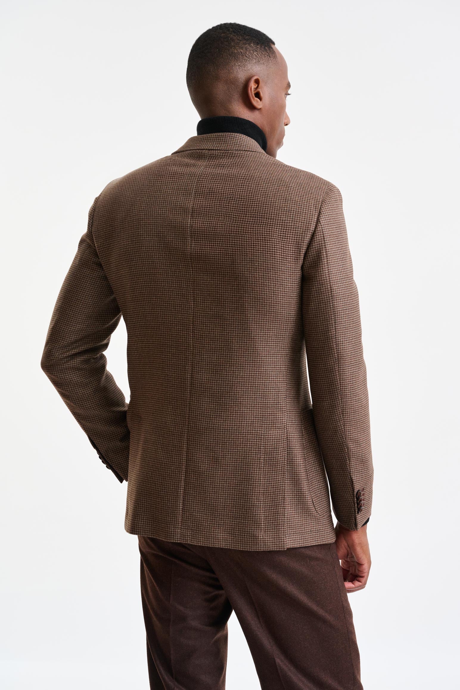 Medium Brown Wool Soho Jacket Autumn Leaves - Image 8