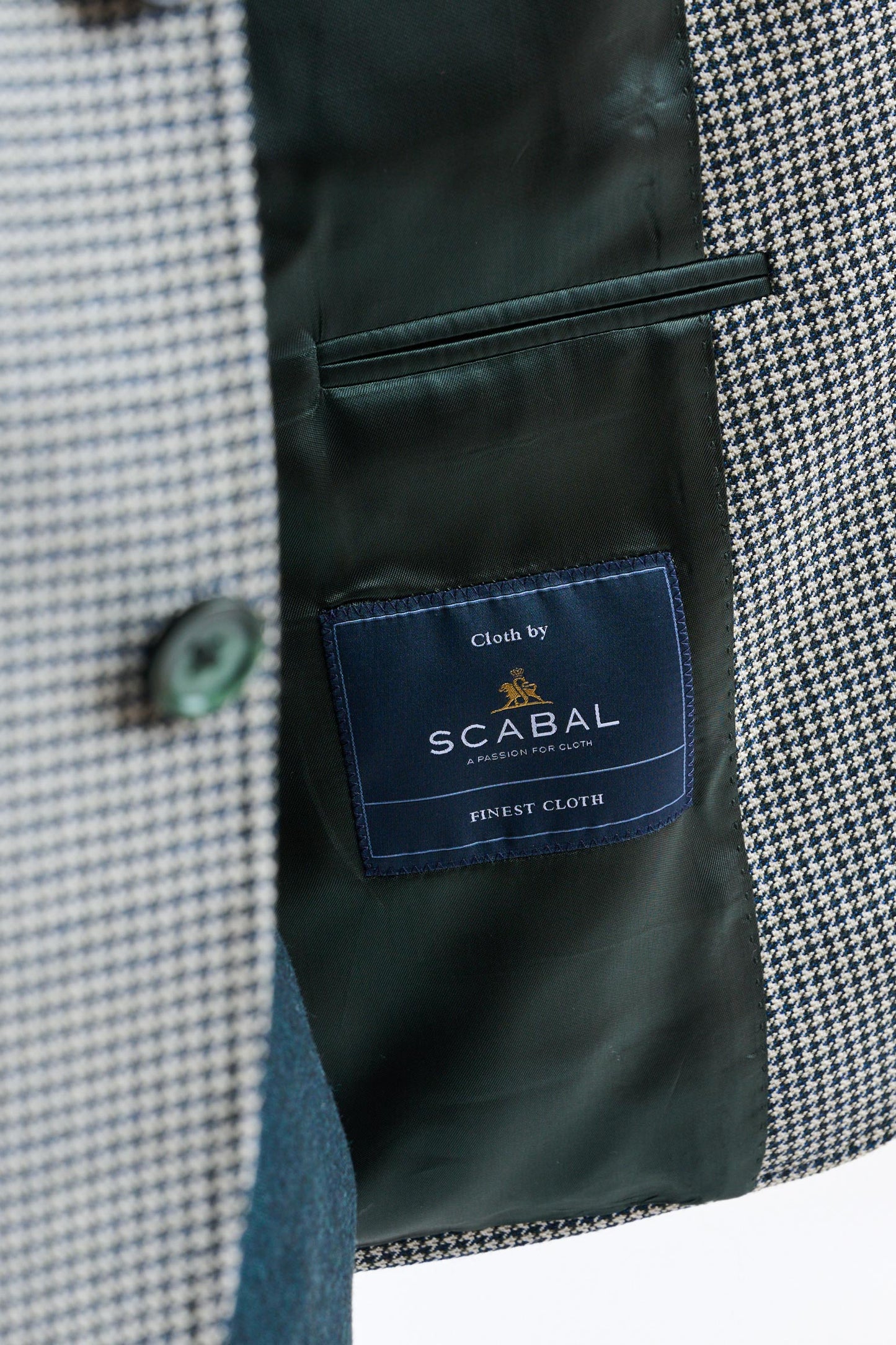 Medium Green Wool Soho Jacket Autumn Leaves - Image 6