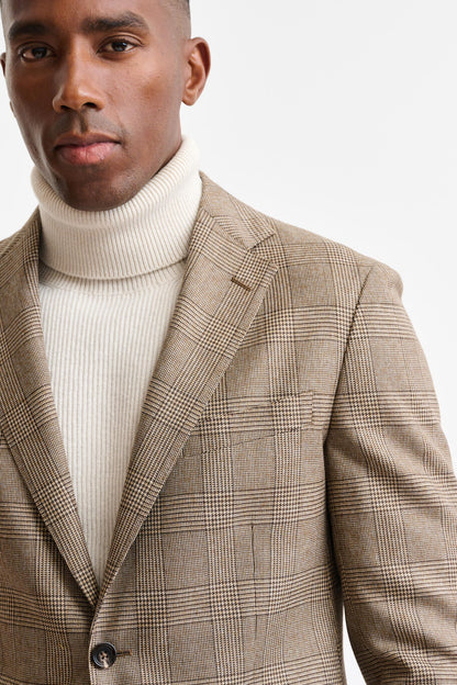 Medium Brown 100% Wool Kenton Jacket Freestyle - Image 4