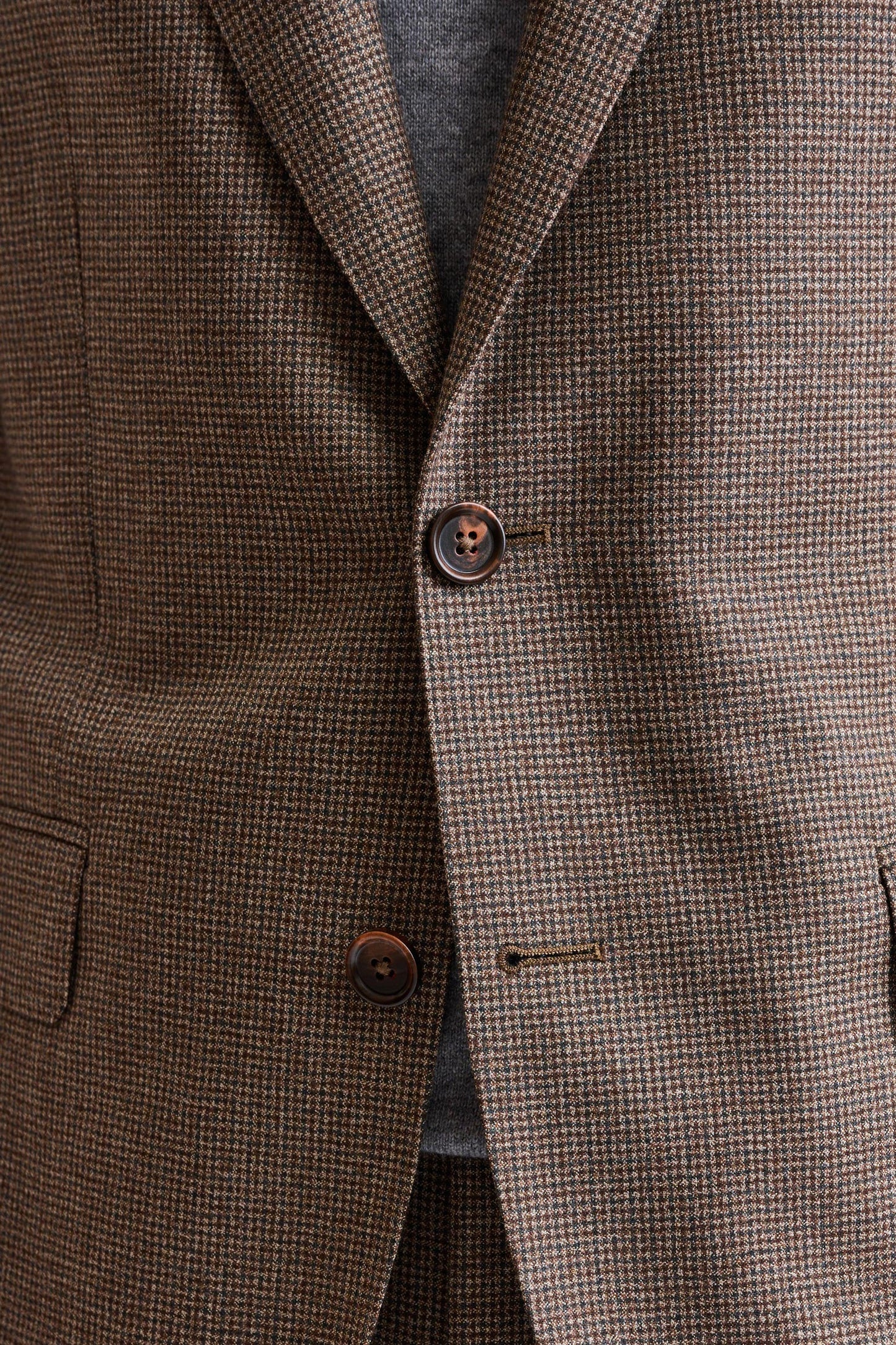 Medium Brown 100% Wool Soho Jacket Freestyle - Image 5