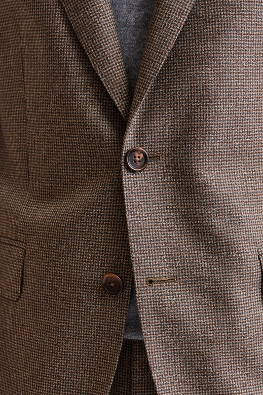 Medium Brown 100% Wool Soho Jacket Freestyle - Image 5