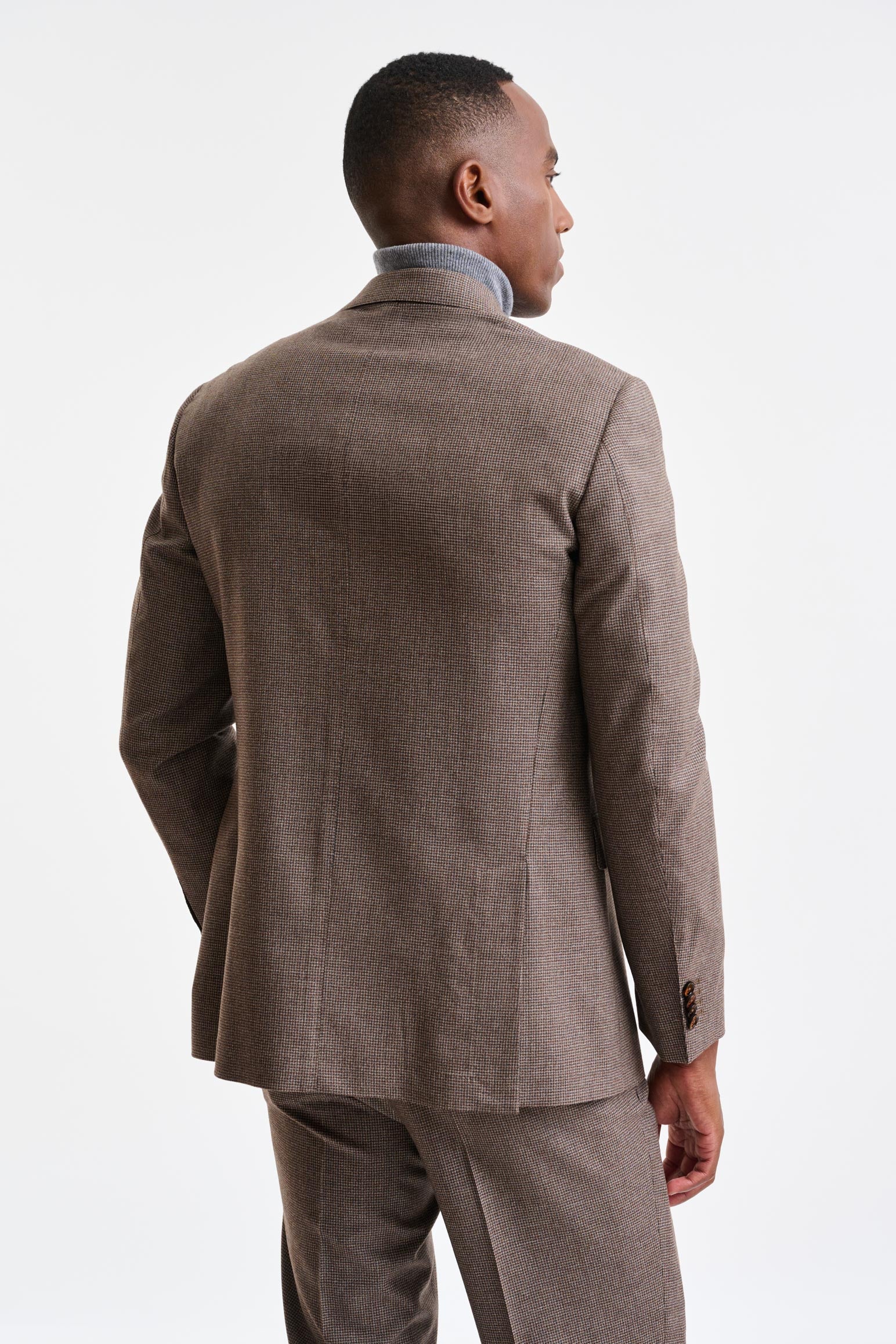 Medium Brown 100% Wool Soho Jacket Freestyle - Image 7