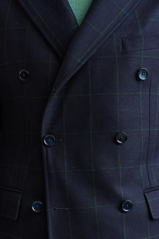 Dark Blue 100% Wool Soho Jacket Freestyle - Image 5