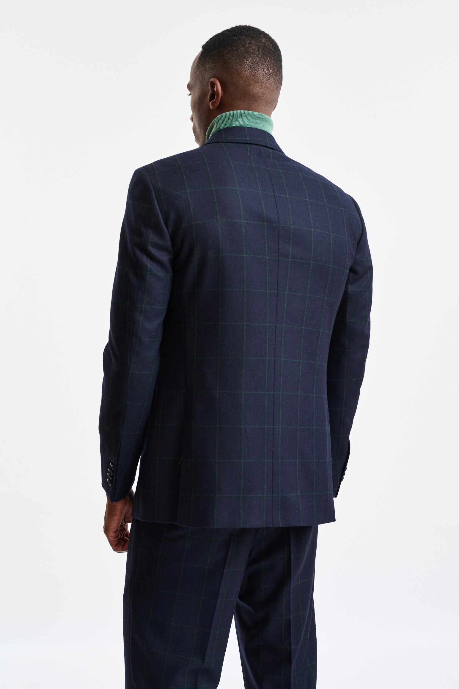 Dark Blue 100% Wool Soho Jacket Freestyle - Image 7