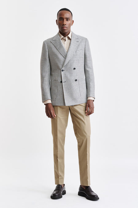 Black-White Wool & Linen Soho Jacket Riviera Trend Image 2