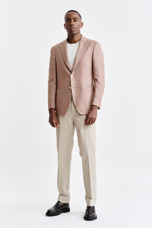 Medium Orange Wool & Linen Soho Jacket Riviera Trend Image 2