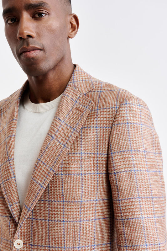 Medium Orange Wool & Linen Soho Jacket Riviera Trend Image 3