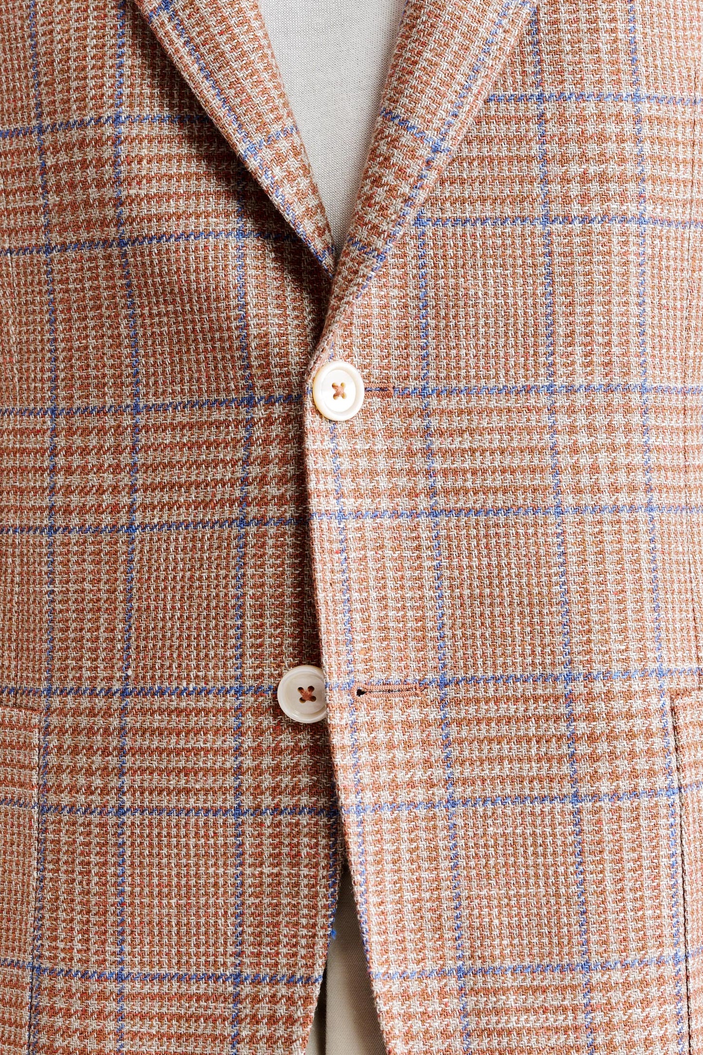Medium Orange Wool & Linen Soho Jacket Riviera Trend