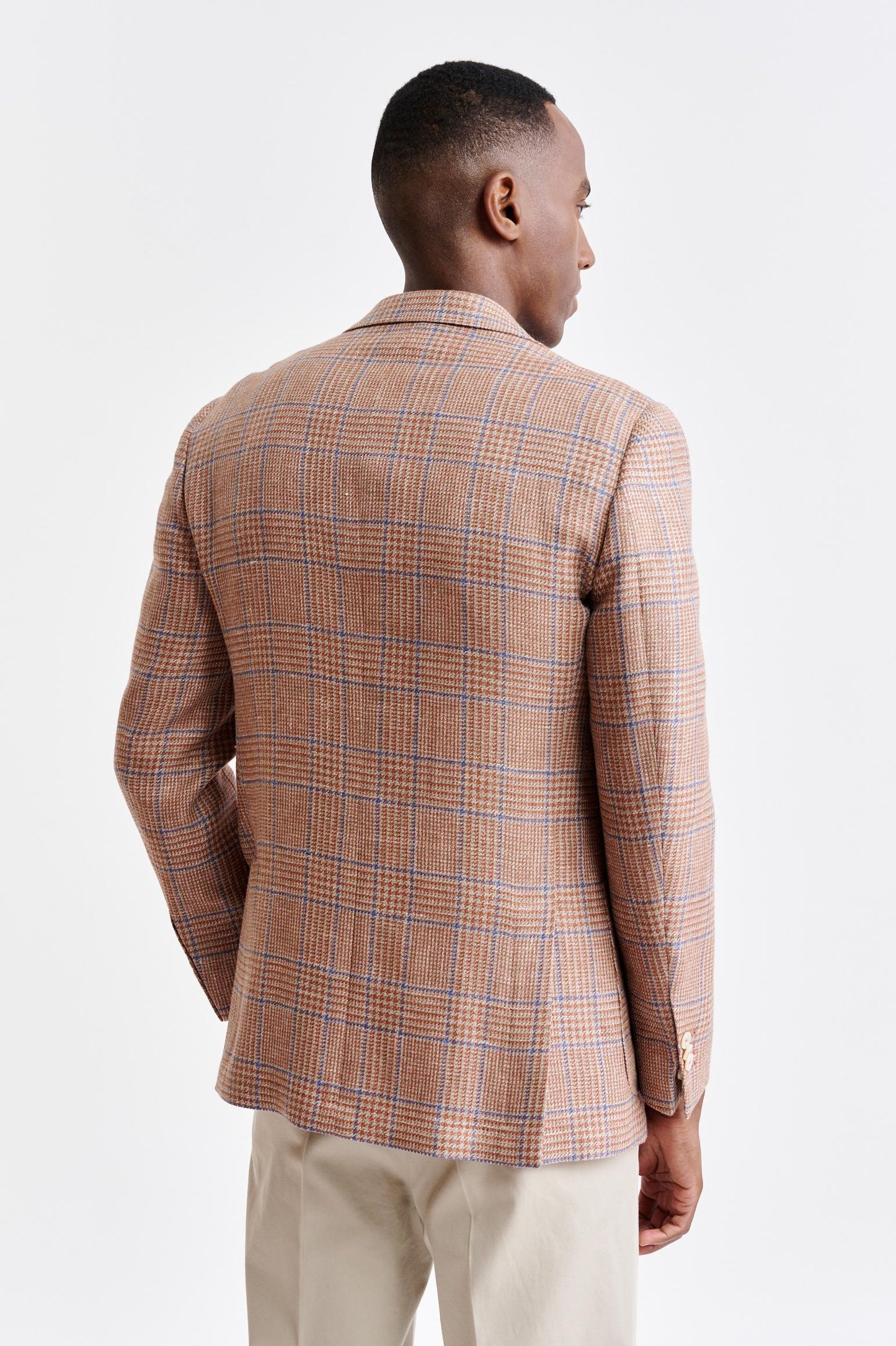 Medium Orange Wool & Linen Soho Jacket Riviera Trend