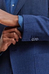 Dark Blue Wool Kenton Jacket Jazz