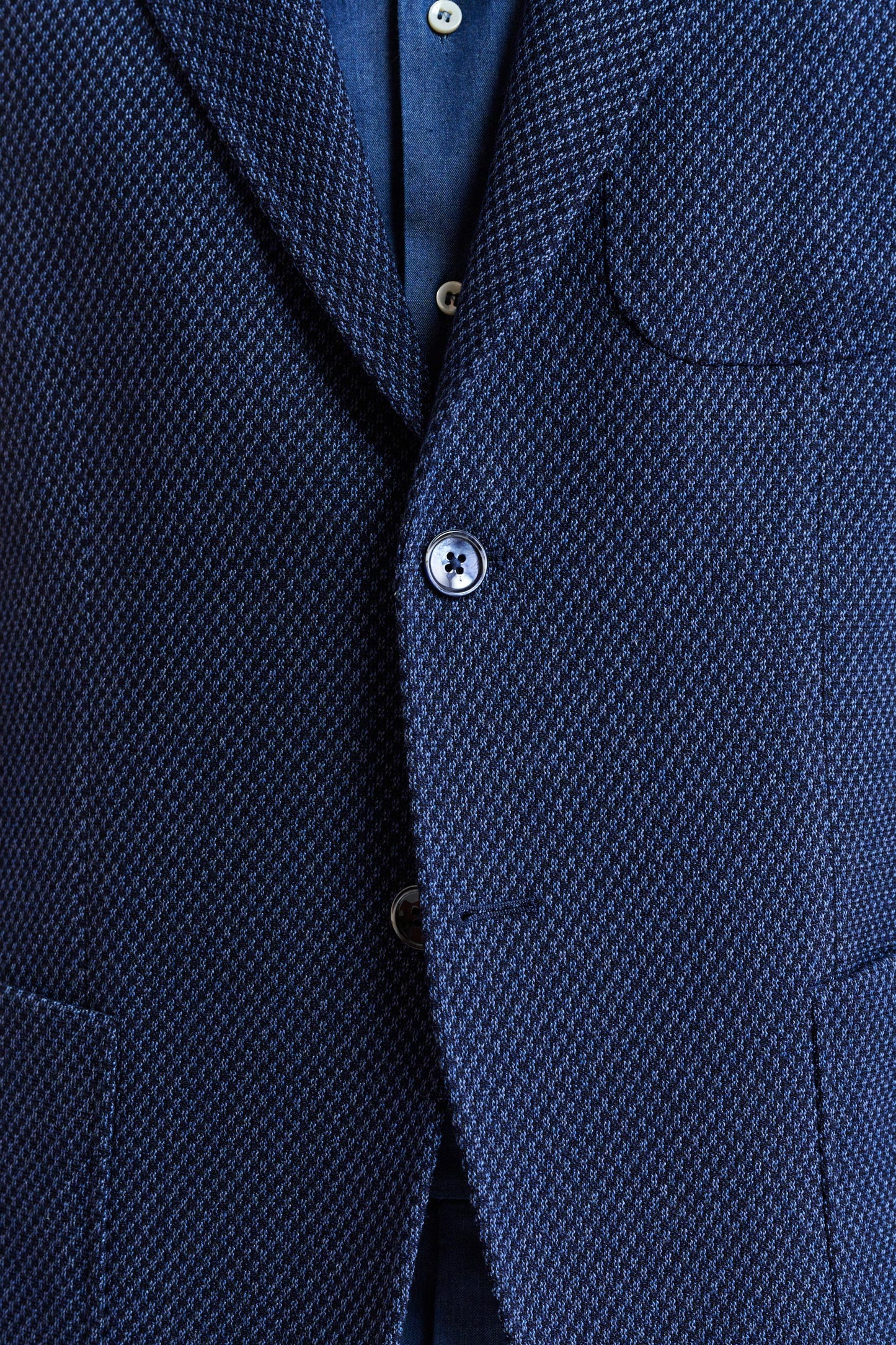 Dark Blue Wool Kenton Jacket Jazz