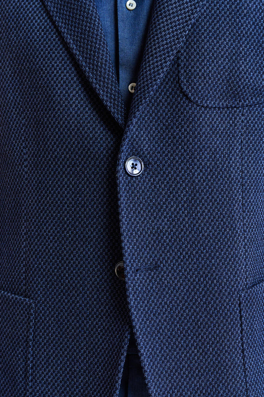 Dark Blue Wool Kenton Jacket Jazz Image 5
