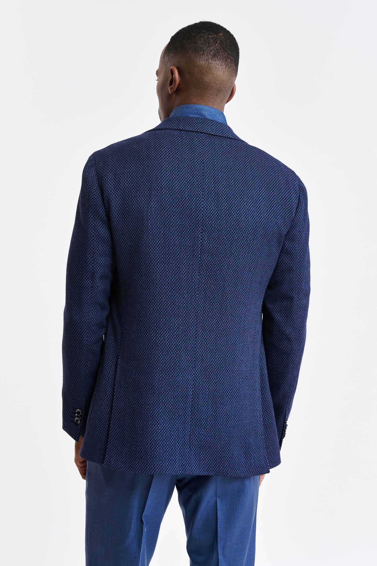 Dark Blue Wool Kenton Jacket Jazz