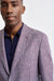 Medium Purple Wool & Cotton Kenton Jacket Riviera Trend
