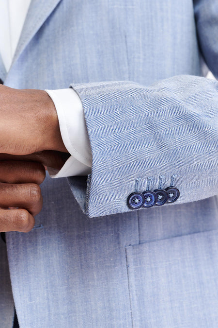 Medium Blue Wool & Cashmere Kenton Jacket Jazz Image 4