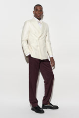 White Wool & Silk Soho Jacket Nobility