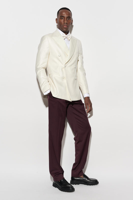 White Wool & Silk Soho Jacket Nobility Image 2