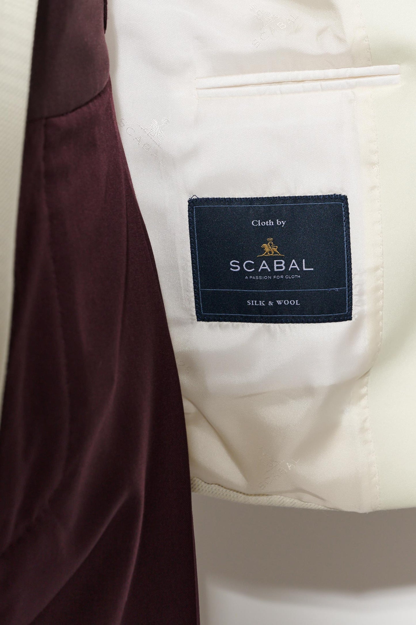 White Wool & Silk Soho Jacket Nobility