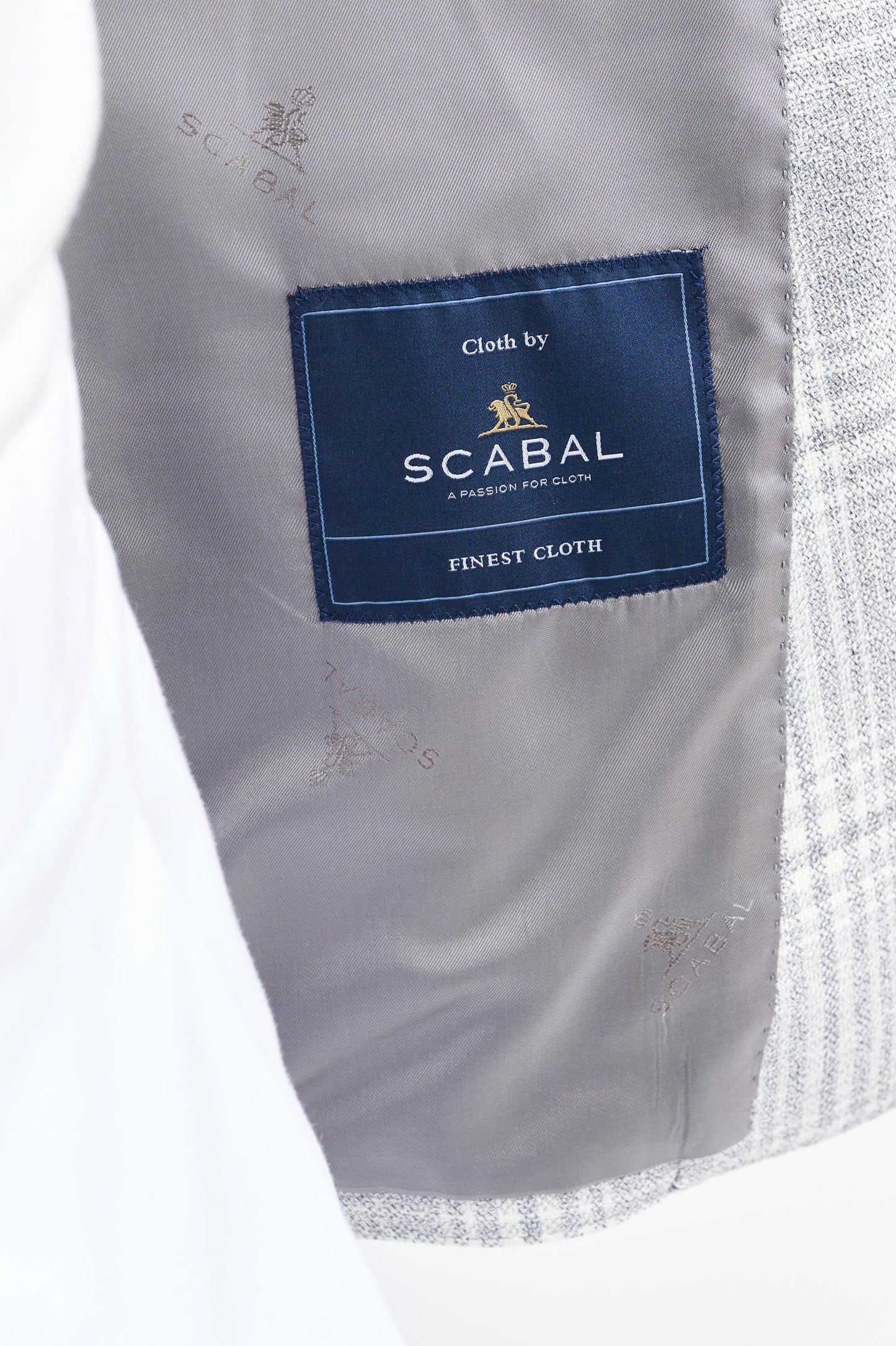 Hellgraue Kenton-Jacke aus Wolle und Seide Riviera Trend