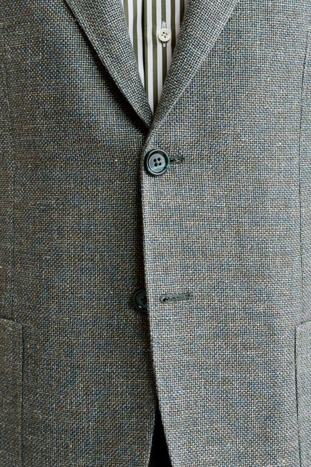 Medium Green Wool & Linen Kenton Jacket Jazz Image 4