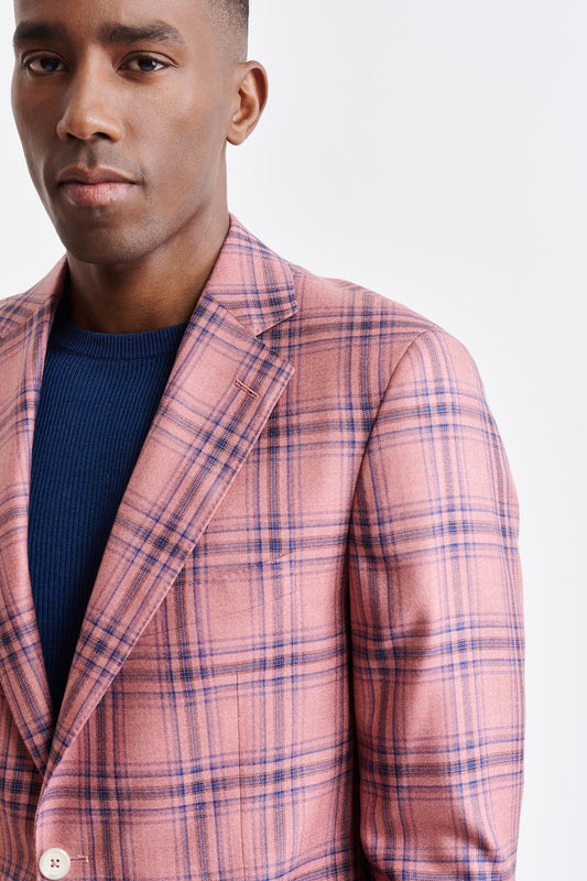 Light Pink Wool & Silk Soho Jacket Nobility Image 3