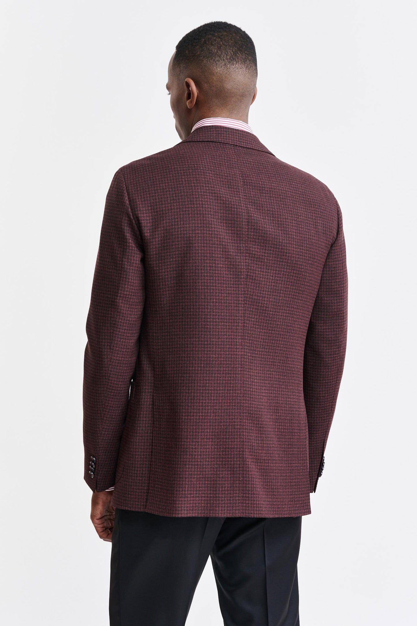 Dunkelrote Kenton-Jacke aus 100 % Wolle Jazz