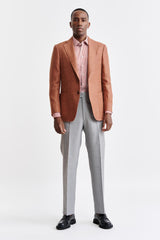 Medium Orange Wool & Linen Soho Jacket Jazz