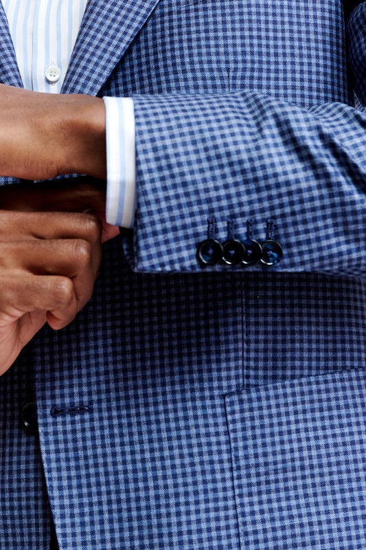 Medium Blue 100% Wool Soho Jacket Jazz Image 4