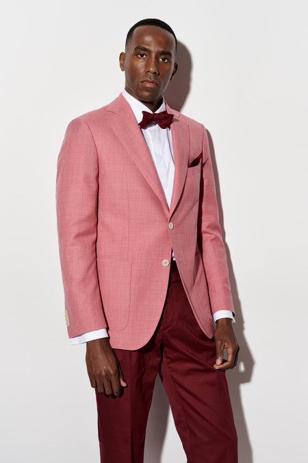 Medium Pink 100% wool Soho Jacket Jazz Image 1