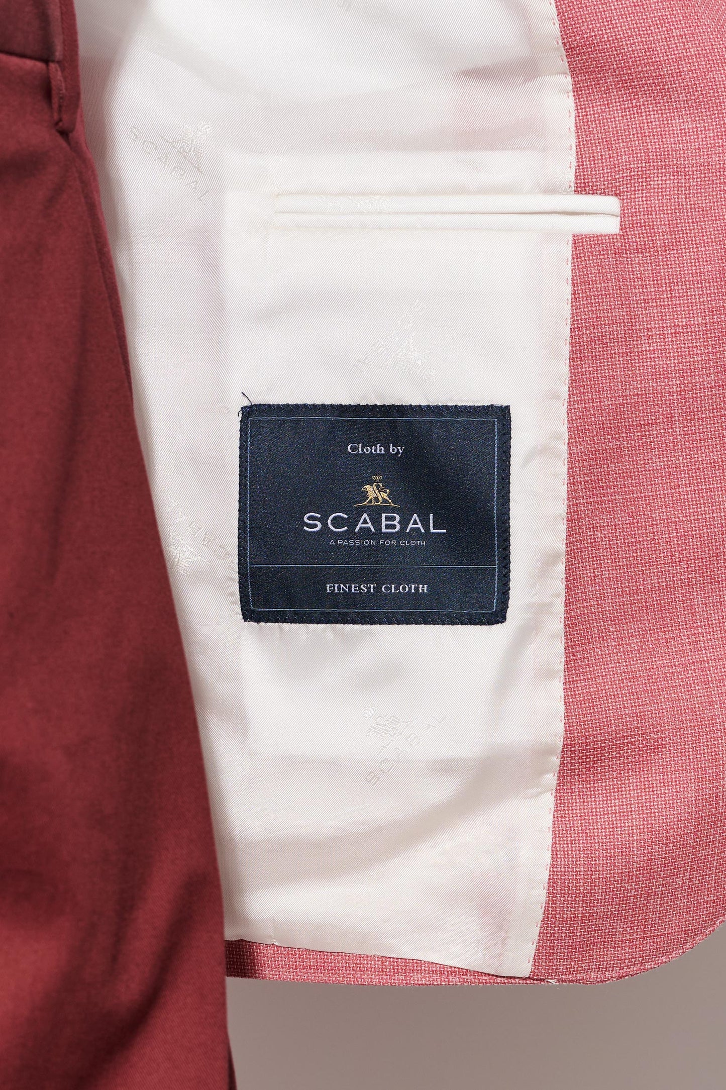 Mittelrosa Jacke Aus 100 % Wolle Soho Jazz