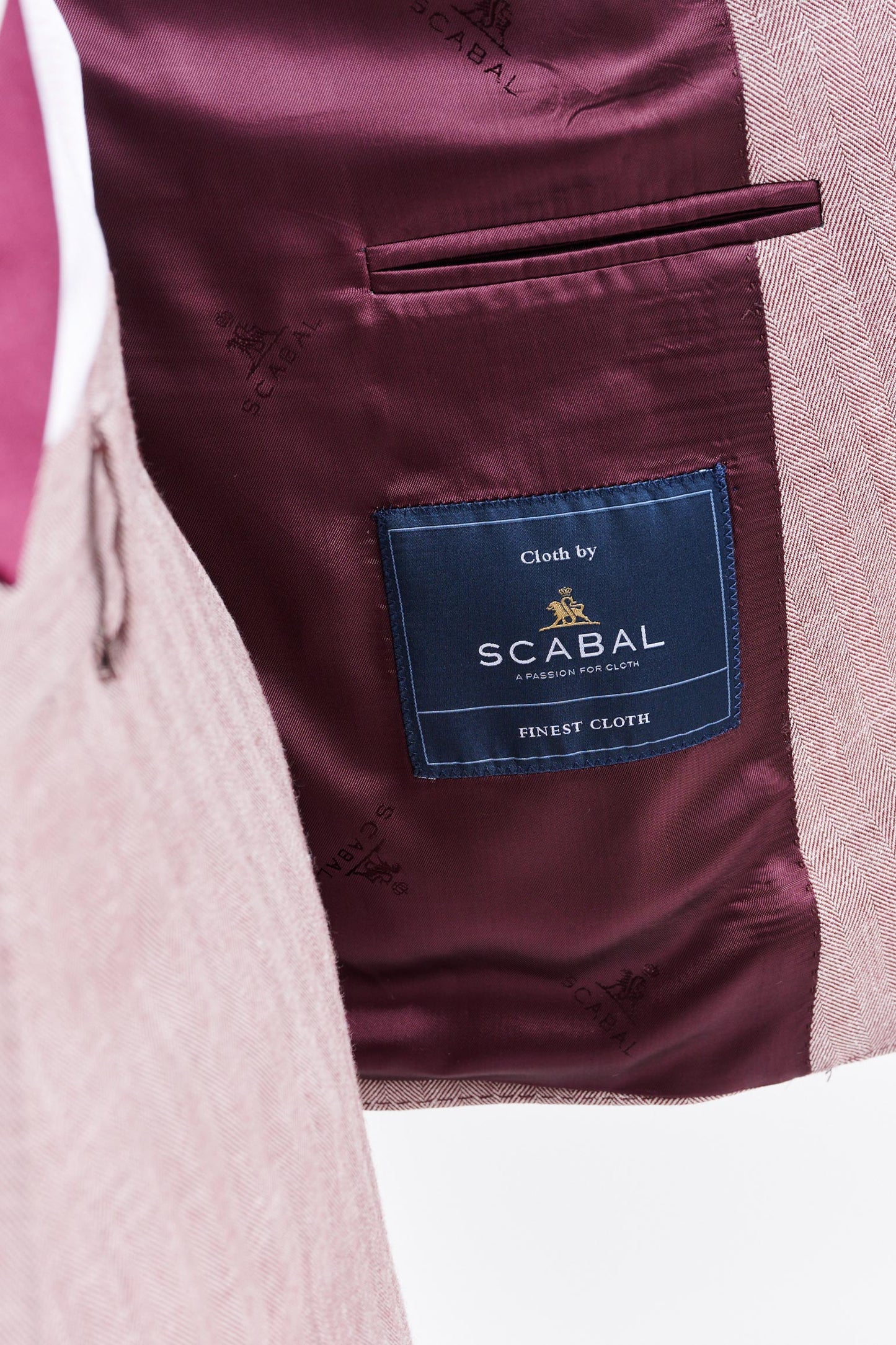 Mittleres Rot Wolle & Kaschmir Soho Jacke Jazz