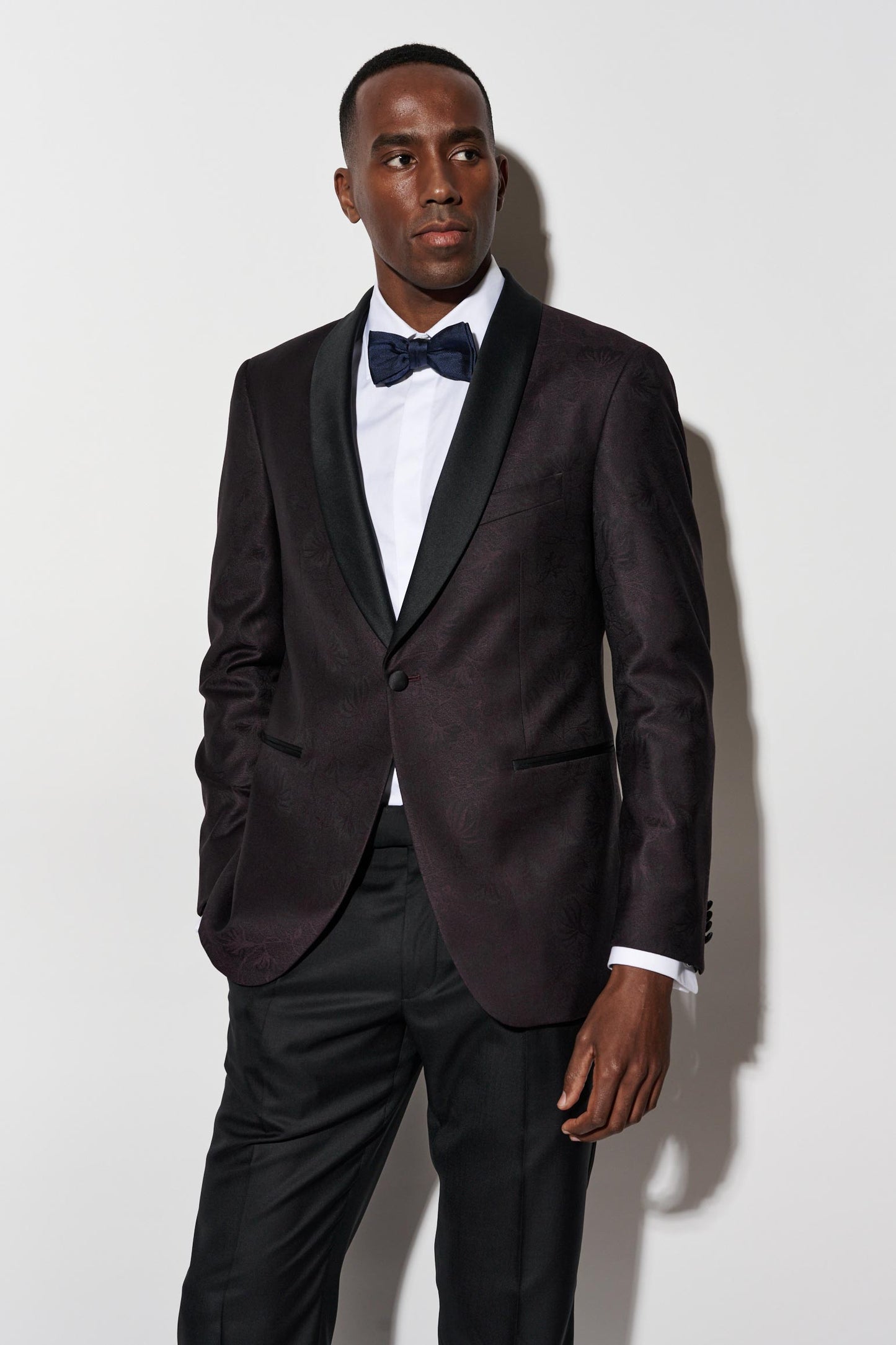 Dark Red Wool Super 100's Soho Jacket Riviera Trend