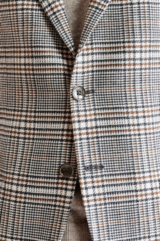 Light Grey Wool & Linen Kenton Jacket Riviera Trend Image 4