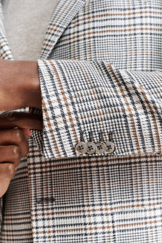 Light Grey Wool & Linen Kenton Jacket Riviera Trend Image 5