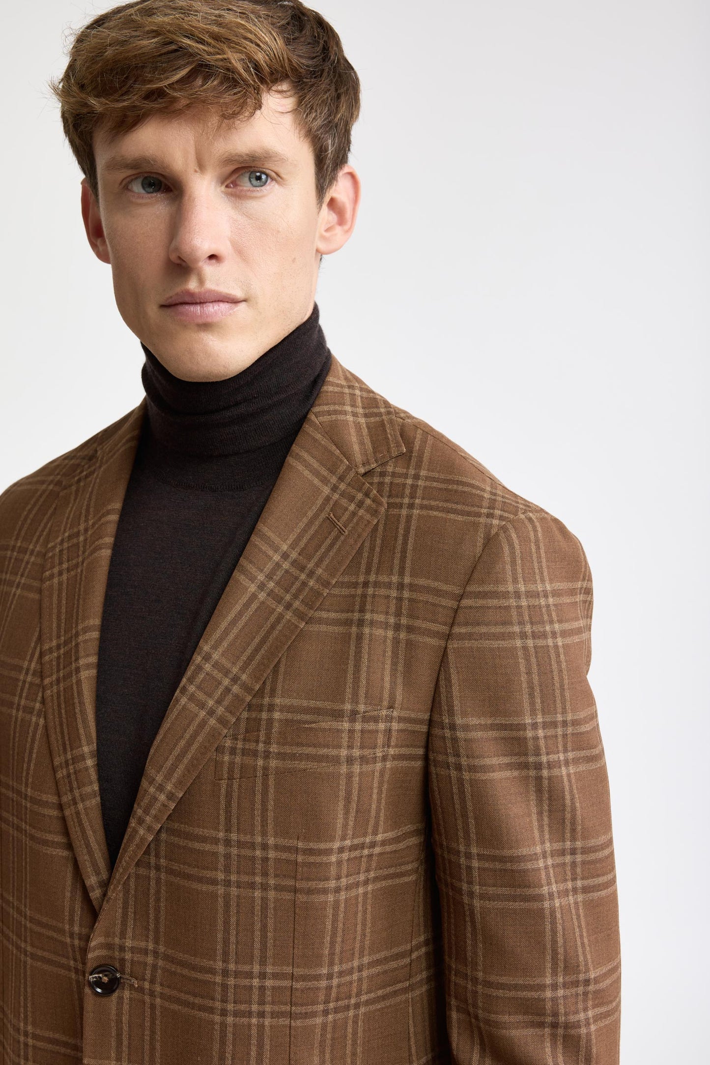Mittelbraun 100 % Wolle Kenton Jacke Freestyle