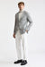 Light Grey Wool & Silk Kenton Light Jacket Mistral