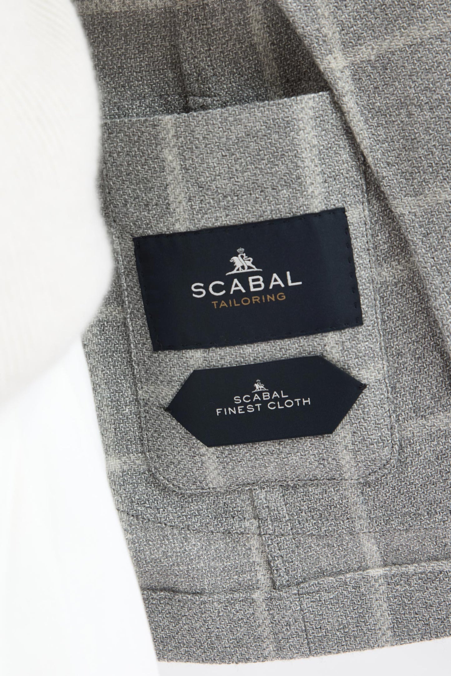 Light Grey Wool & Silk Kenton Light Jacket Mistral