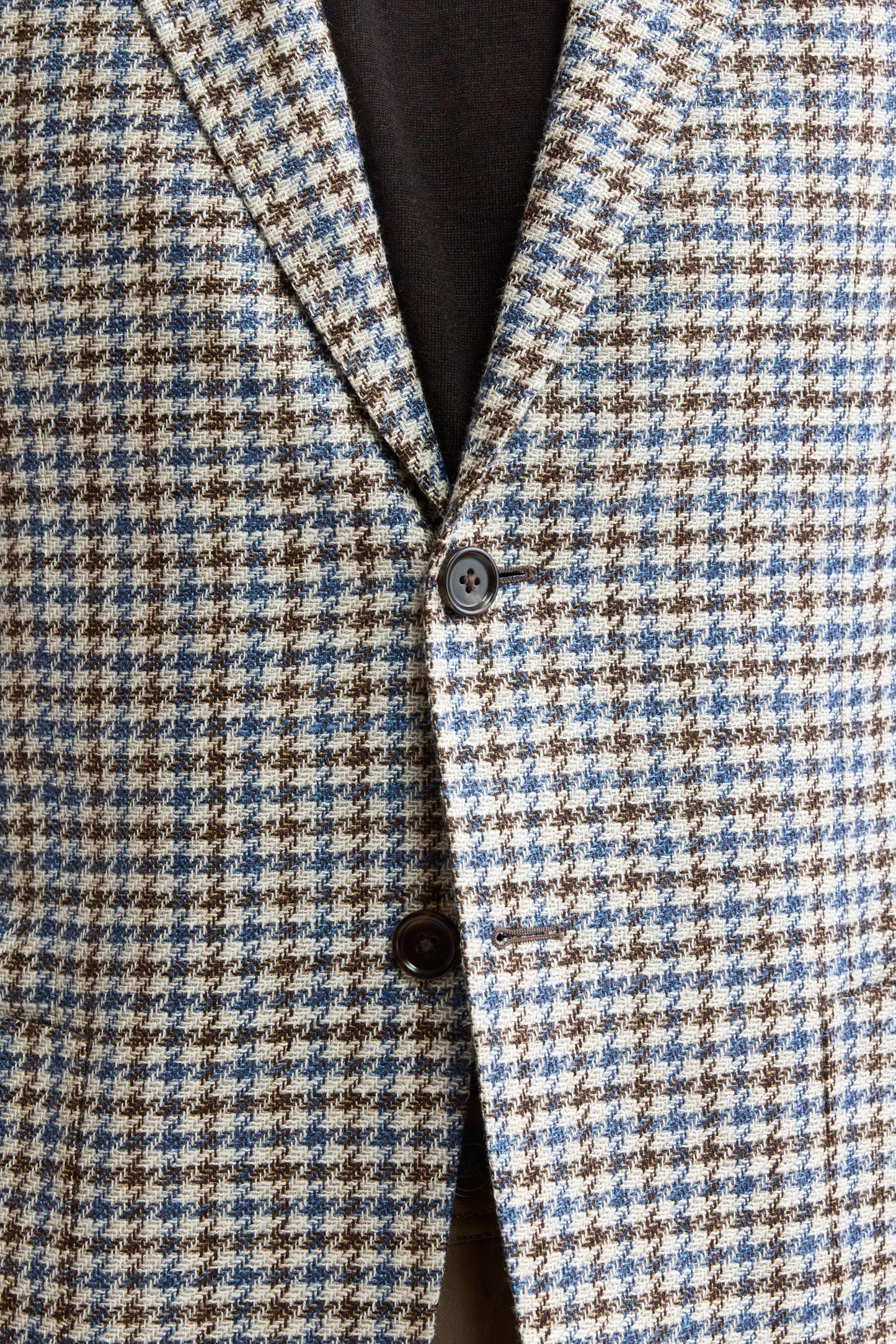 Tartan Silk & Linen Kenton Jacket Mistral