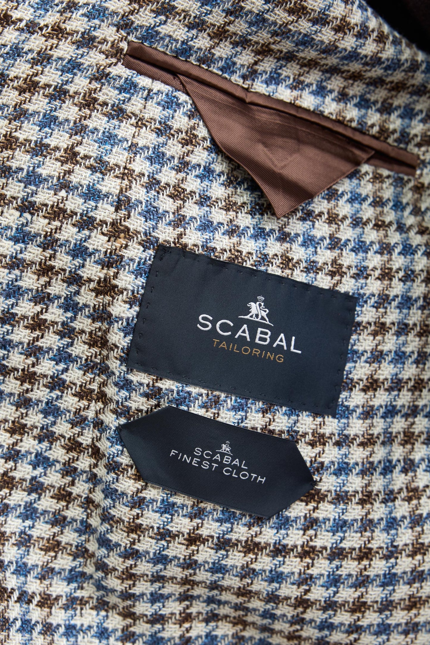Tartan Silk & Linen Kenton Jacket Mistral