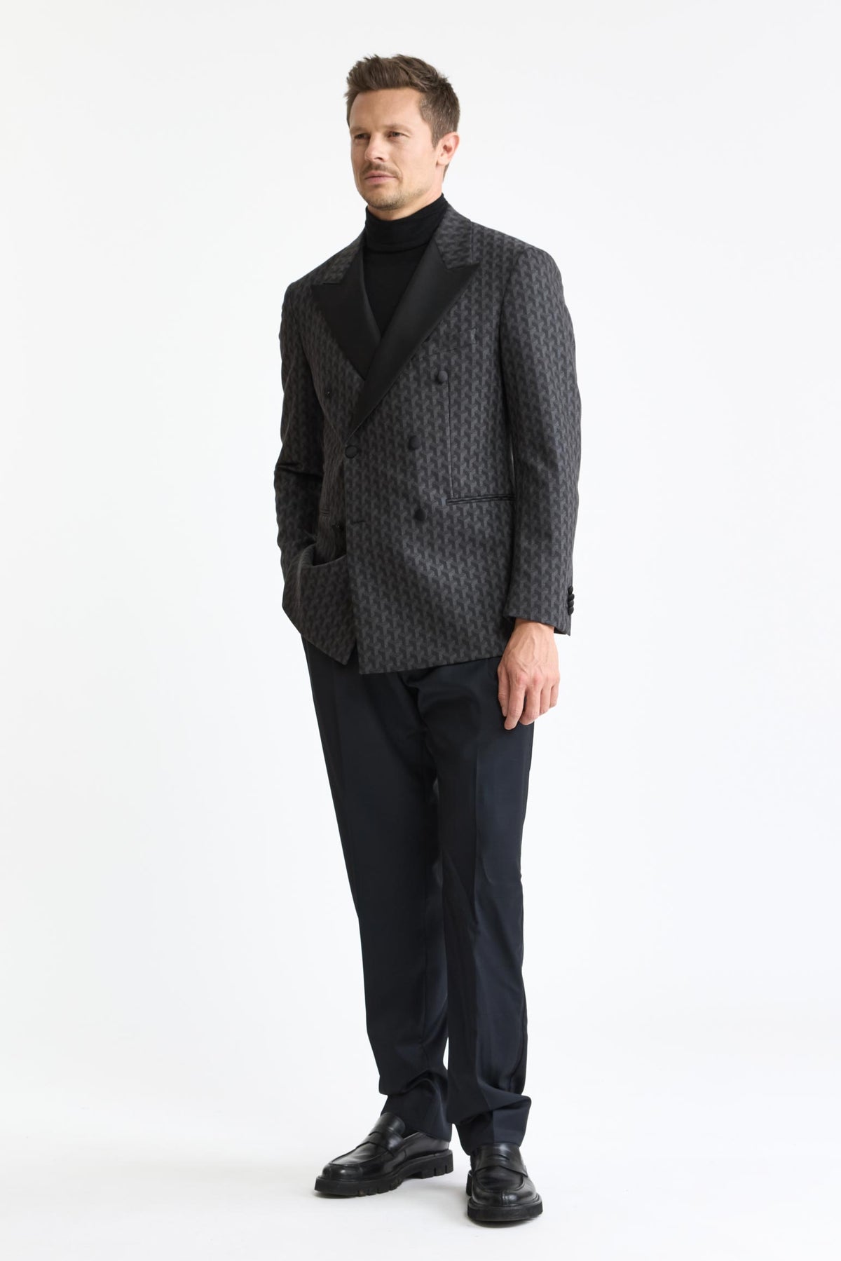 Dark Grey Wool Soho Jacket Festival